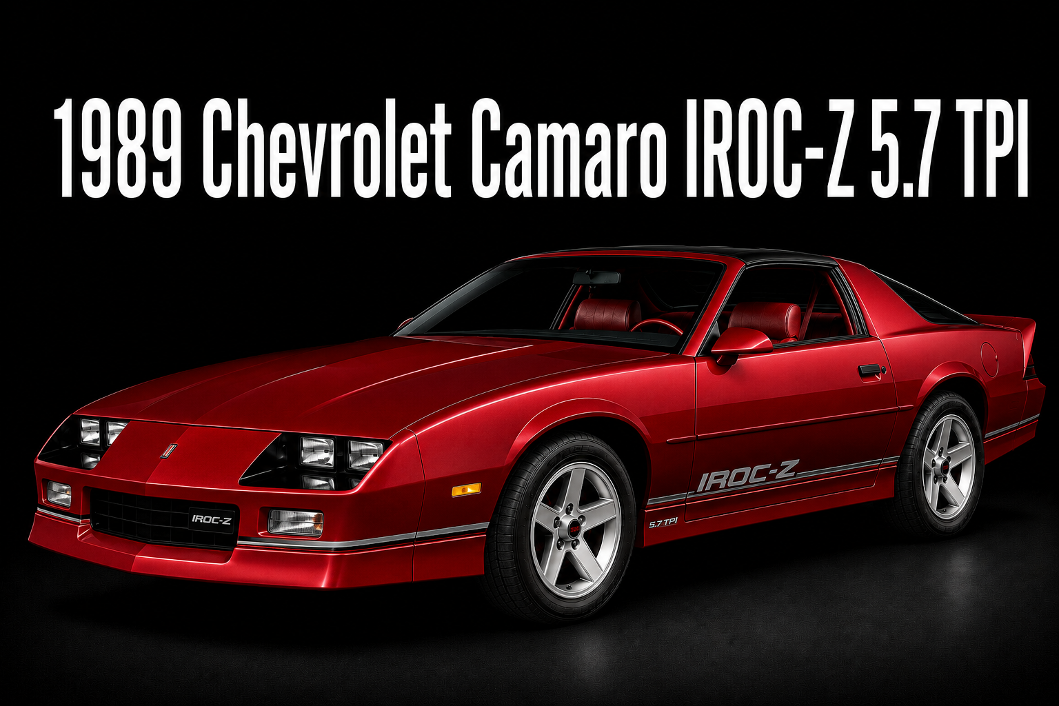 1989 Chevrolet Camaro IROC-Z 5.7 TPI Automotive Wall Art