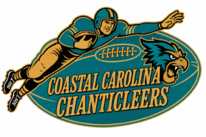 Coastal Carolina Chanticleers Football Retro Graphic