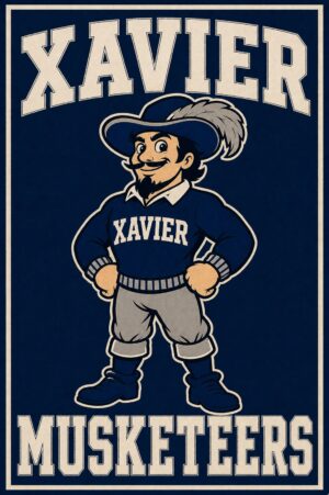 Xavier Musketeers Mascot Wall Art