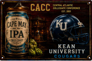 Kean University Cougars IPA Collegiate-Themed Wall Sign