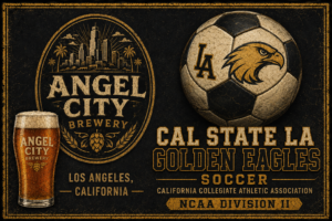 Cal State LA Golden Eagles Soccer Vintage-Style Wall Art