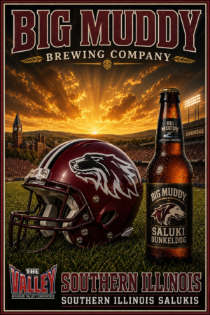 Big Muddy Brewing Company Salukis Football Poster