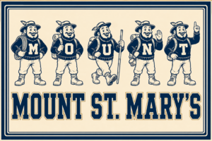 Mount St. Mary's Mountaineers Five-Character Wall Art