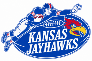 Kansas Jayhawks Football Player Graphic Wall Art