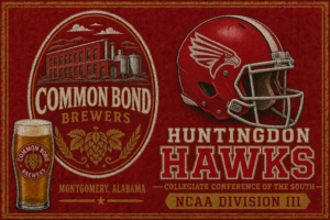 Common Bond Brewers Huntingdon Hawks Vintage-Style Wall Art