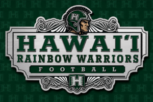 Hawaii Rainbow Warriors Football Decorative Wall Sign