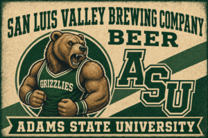 San Luis Valley Brewing Company Grizzly Beer Wall Art