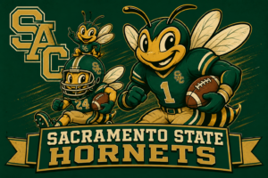 Sacramento State Hornets Football Team Graphic