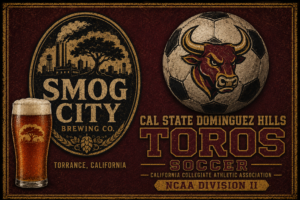 Toros Soccer & Smog City Brewing Vintage-Style Wall Art
