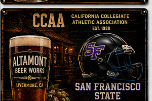 San Francisco State CCAA Collegiate Athletics Wall Sign