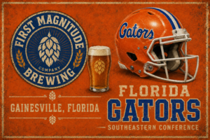 Florida Gators Brewing Co. Vintage-Style Wall Art
