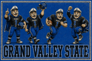 Grand Valley State GVSU Football Sailor Mascot Wall Art