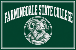 Farmingdale State College Ram-Inspired Green Wall Art
