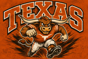 Texas Bull Graphic Wall Art