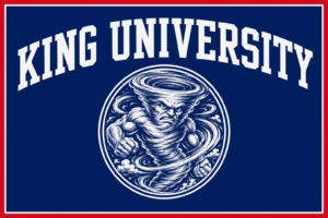 King University Tornado Graphic Wall Art