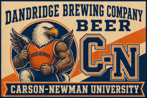 Carson-Newman University Eagle Beer Vintage-Style Wall Art