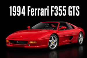 1994 Ferrari F355 GTS Red Sports Car Wall Art