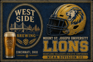 Mount St. Joseph University Lions Vintage-Style Wall Art