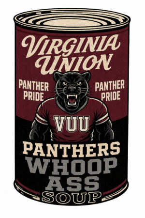 Virginia Union Panthers Whoop Ass Soup Can Wall Art