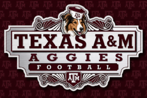 Texas A&M Aggies Football Dog Emblem Wall Art