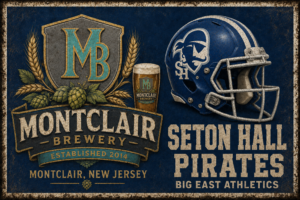 Montclair Brewery Seton Hall Pirates Vintage-Style Wall Art