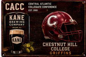 CACC Chestnut Hill Griffins Football & Kane Brewing Sign