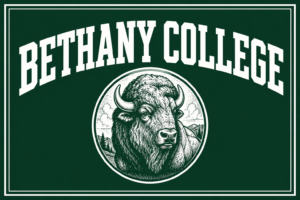 Bethany College Bison Green Decorative Wall Art