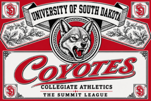 University of South Dakota Coyotes Collegiate Athletics Wall Art