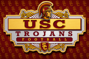 USC Trojans Football Trojan Helmet Decorative Wall Art