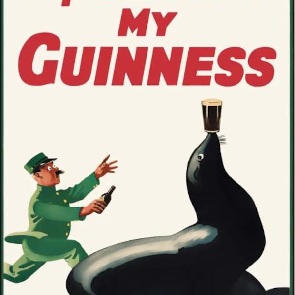 My Guinness Illustrated Beer Poster