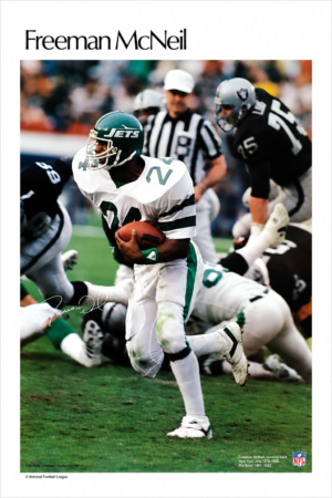 Freeman McNeil New York Jets Football Action Poster