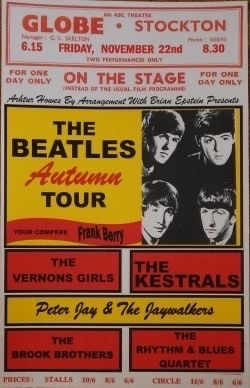 The Beatles Autumn Tour Retro Concert Poster