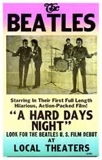 The Beatles A Hard Day’s Night Retro Poster Print