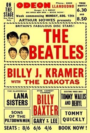 The Beatles Odeon Llandudno Concert Poster Design