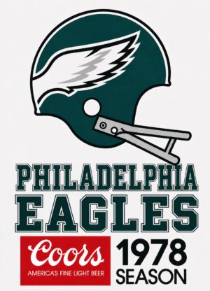 Philadelphia Eagles 1978 Coors Helmet Wall Art