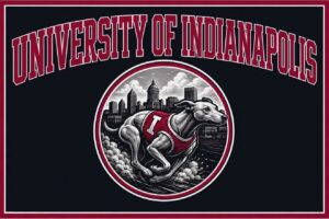 University of Indianapolis Greyhound Cityscape Wall Art