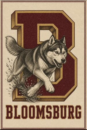Husky Bloomsburg 8 Vintage-Style Graphic Wall Art