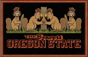 Oregon State Beavers Vintage-Style Wall Art Print
