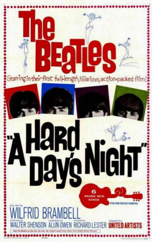 The Beatles A Hard Day's Night Film Poster Print