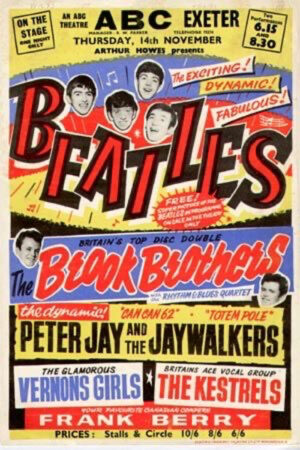 ABC Exeter Beatles Peter Jay & Jaywalkers Concert Poster