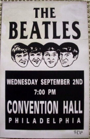 The Beatles Philadelphia Convention Hall Poster Print