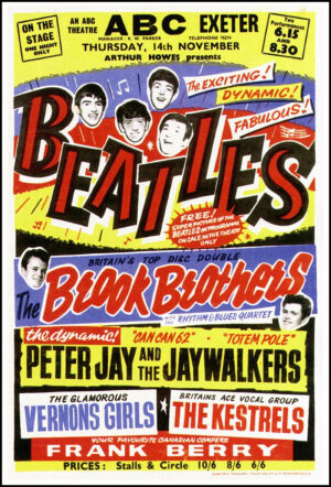 ABC Exeter Beatles Concert Poster Wall Art