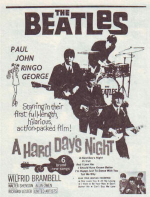 The Beatles A Hard Day's Night Film Poster