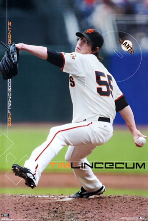 Tim Lincecum San Francisco Giants Baseball Poster