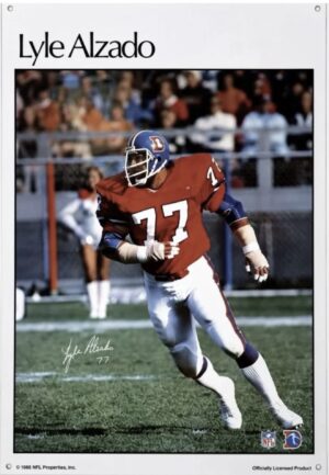 Lyle Alzado #77 Football Action Wall Art