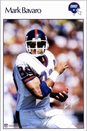 Mark Bavaro New York Giants Football Poster