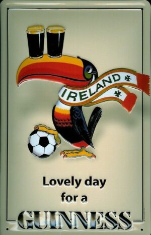 Lovely Day for a Guinness Toucan Metal-Style Sign