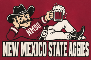 New Mexico State Aggies Cowboy Beer Graphic Wall Art