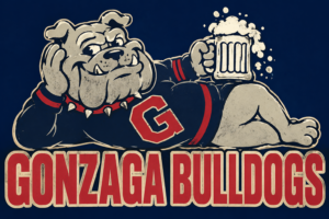 Gonzaga Bulldogs Bulldog Beer Mug Graphic Wall Art