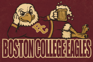 Boston College Eagles Vintage-Style Sports Graphic